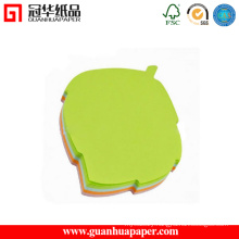 50 Sheets Custom Green Leaf Shaped Sticky Note